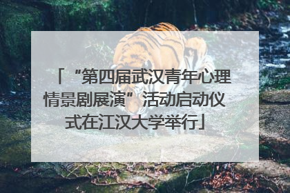 “第四届武汉青年心理情景剧展演”活动启动仪式在江汉大学举行