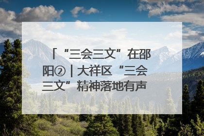 “三会三文”在邵阳②｜大祥区“三会三文”精神落地有声 以实干实绩助力区域高质量发展