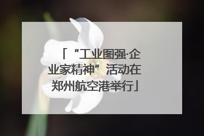 “工业图强·企业家精神”活动在郑州航空港举行