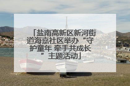 盐南高新区新河街道海嘉社区举办“守护童年 牵手共成长”主题活动