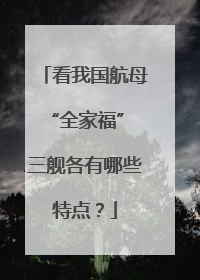 看我国航母“全家福” 三舰各有哪些特点？