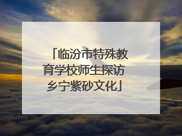 临汾市特殊教育学校师生探访乡宁紫砂文化