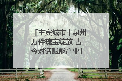 主宾城市｜泉州万件瑰宝绽放 古今对话赋能产业