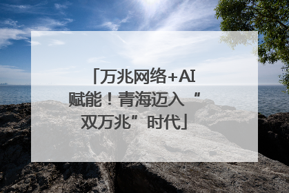 万兆网络+AI赋能！青海迈入“双万兆”时代