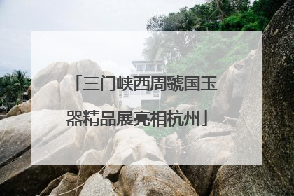 三门峡西周虢国玉器精品展亮相杭州