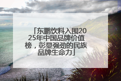 东鹏饮料入围2025年中国品牌价值榜，彰显强劲的民族品牌生命力