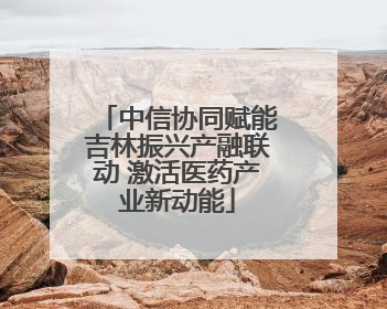 中信协同赋能吉林振兴产融联动 激活医药产业新动能