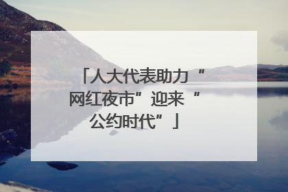 人大代表助力“网红夜市”迎来“公约时代”