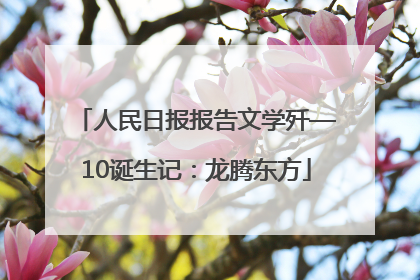 人民日报报告文学歼—10诞生记：龙腾东方