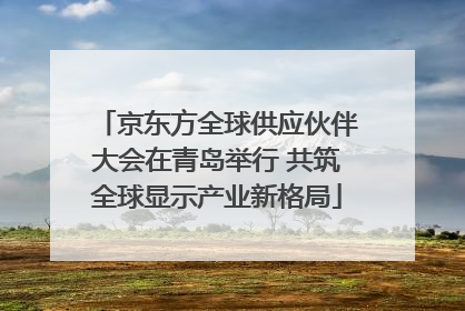 京东方全球供应伙伴大会在青岛举行 共筑全球显示产业新格局
