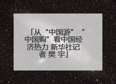 从“中国游”“中国购”看中国经济热力 新华社记者 樊 宇