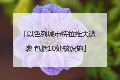以色列城市特拉维夫遭袭 包括10处核设施