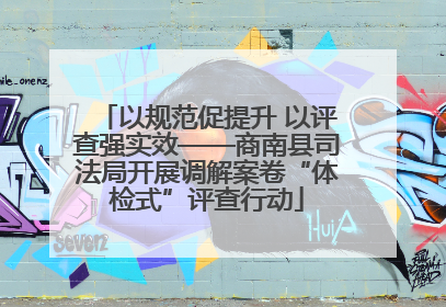 以规范促提升 以评查强实效——商南县司法局开展调解案卷“体检式”评查行动