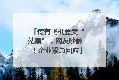 传有飞机要卖“站票”，网友吵翻！企业紧急回应