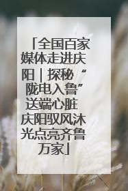 全国百家媒体走进庆阳｜探秘“陇电入鲁”送端心脏 庆阳驭风沐光点亮齐鲁万家