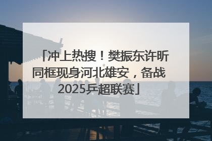 冲上热搜！樊振东许昕同框现身河北雄安，备战2025乒超联赛