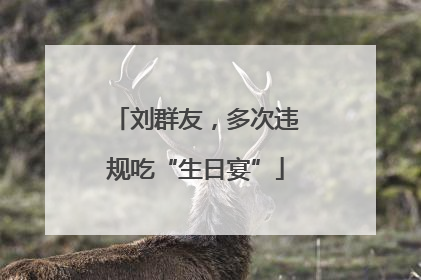刘群友，多次违规吃“生日宴”