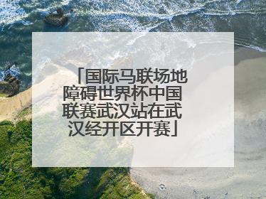 国际马联场地障碍世界杯中国联赛武汉站在武汉经开区开赛