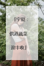 宁夏：供港蔬菜迎丰收