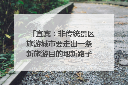 宜宾：非传统景区旅游城市要走出一条新旅游目的地新路子｜话锦绣·说安逸