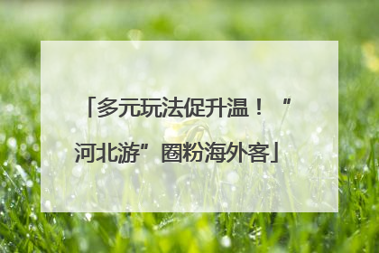 多元玩法促升温！“河北游”圈粉海外客