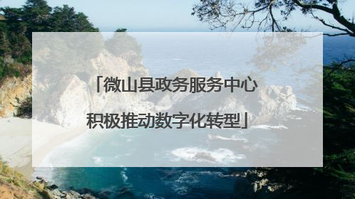 微山县政务服务中心积极推动数字化转型