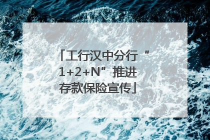 工行汉中分行“1+2+N”推进存款保险宣传