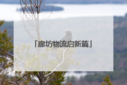 廊坊物流启新篇