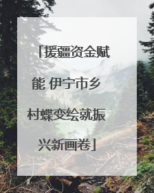 援疆资金赋能 伊宁市乡村蝶变绘就振兴新画卷