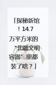 探秘新馆！14.7万平方米的“北疆文明容器”里都装了啥？