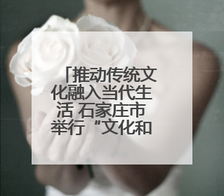推动传统文化融入当代生活 石家庄市举行“文化和自然遗产日”宣传展示活动