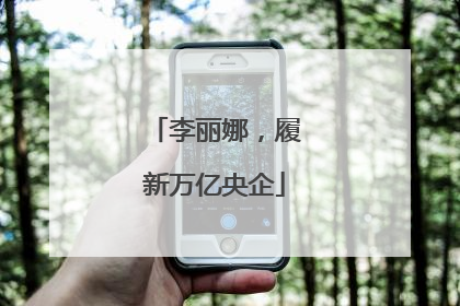 李丽娜，履新万亿央企