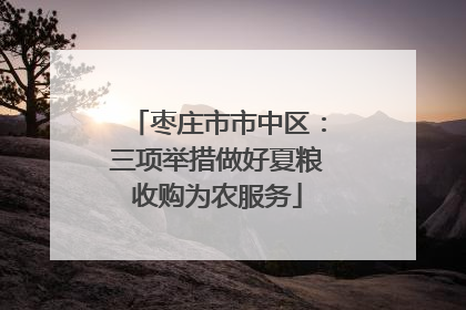 枣庄市市中区：三项举措做好夏粮收购为农服务