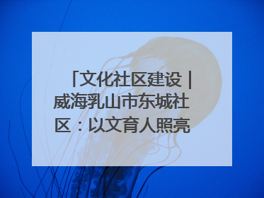 文化社区建设｜威海乳山市东城社区：以文育人照亮成长灯塔