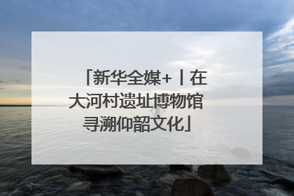 新华全媒+丨在大河村遗址博物馆寻溯仰韶文化