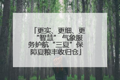更实、更细、更“智慧” 气象服务护航“三夏”保障夏粮丰收归仓