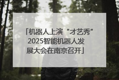 机器人上演“才艺秀” 2025智能机器人发展大会在南京召开