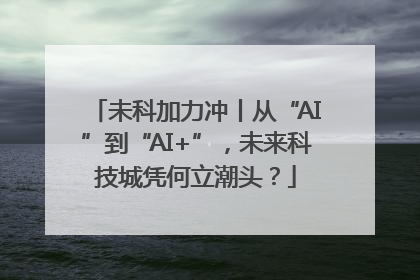 未科加力冲丨从“AI”到“AI+”，未来科技城凭何立潮头？