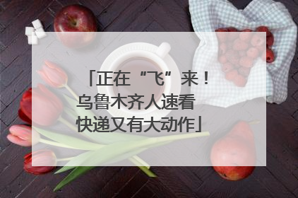 正在“飞”来！乌鲁木齐人速看 快递又有大动作