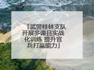 武警桂林支队开展多课目实战化训练 提升官兵打赢能力