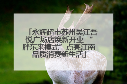 永辉超市苏州吴江吾悦广场店焕新开业 “胖东来模式”点亮江南品质消费新生活