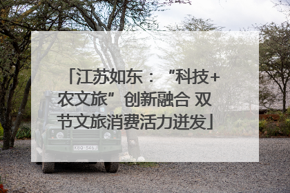 江苏如东：“科技+农文旅”创新融合 双节文旅消费活力迸发