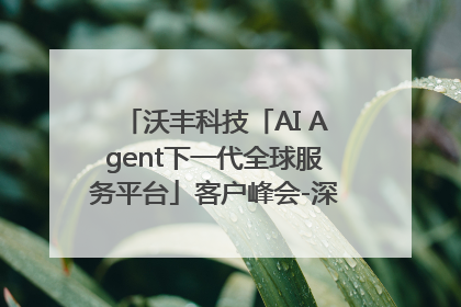 沃丰科技「AI Agent下一代全球服务平台」客户峰会-深圳站圆满落幕！