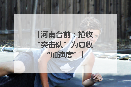 河南台前：抢收“突击队”为夏收“加速度”