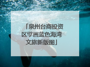 泉州台商投资区擘画蓝色海湾文旅新版图