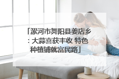 漯河市舞阳县姜店乡：大蒜喜获丰收 特色种植铺就富民路