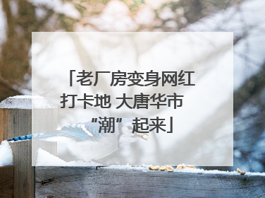 老厂房变身网红打卡地 大唐华市“潮”起来