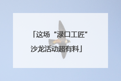 这场“渌口工匠”沙龙活动超有料