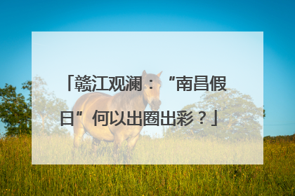 赣江观澜：“南昌假日”何以出圈出彩？