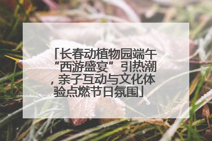长春动植物园端午“西游盛宴”引热潮，亲子互动与文化体验点燃节日氛围